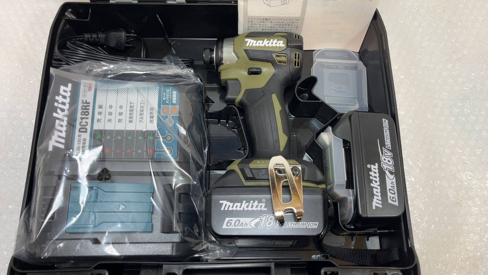 未使用品！ makita 18V 6.0Ah インパクトドライバー フルセット 