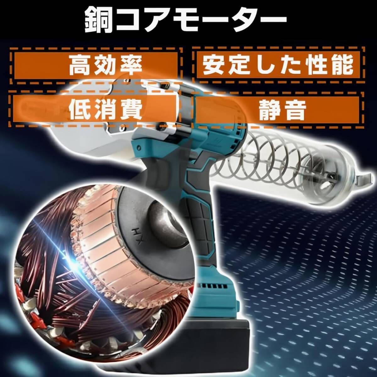 5000-9000PSI高圧グリースガン620CC容量電動工具キット マキタ