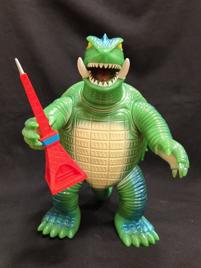 モダントーイ ジャイアント ガメラ 緑成形 タワー&元袋付き モダントーイ ジャイアント ガメラ 緑成形 タワー&元袋付き