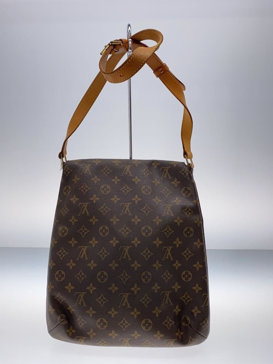 LOUIS VUITTON ミュゼット_モノグラム・キャンバス_BRW PVC ブラウン - メルカリ