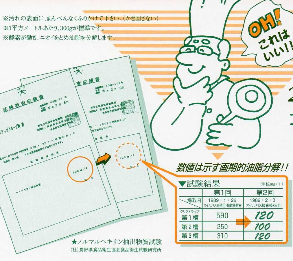 スカムにふりかけるだけ グリストラップ 油脂 分解 除去 消臭 洗浄剤 オイルパス1 kg 4袋セット 油 脂肪 スカム 生ゴミ 清掃 悪臭 害虫 詰まり防止 業務用 除く