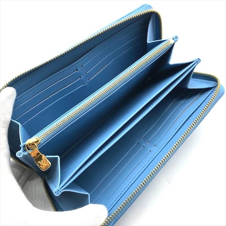 展示品 LOUISVUITTON ルイヴィトン モノグラム ジッピー ウォレット ブルーエ 長財布 a3131 展示品 LOUISVUITTON ルイヴィトン モノグラム ジッピー ウォレット