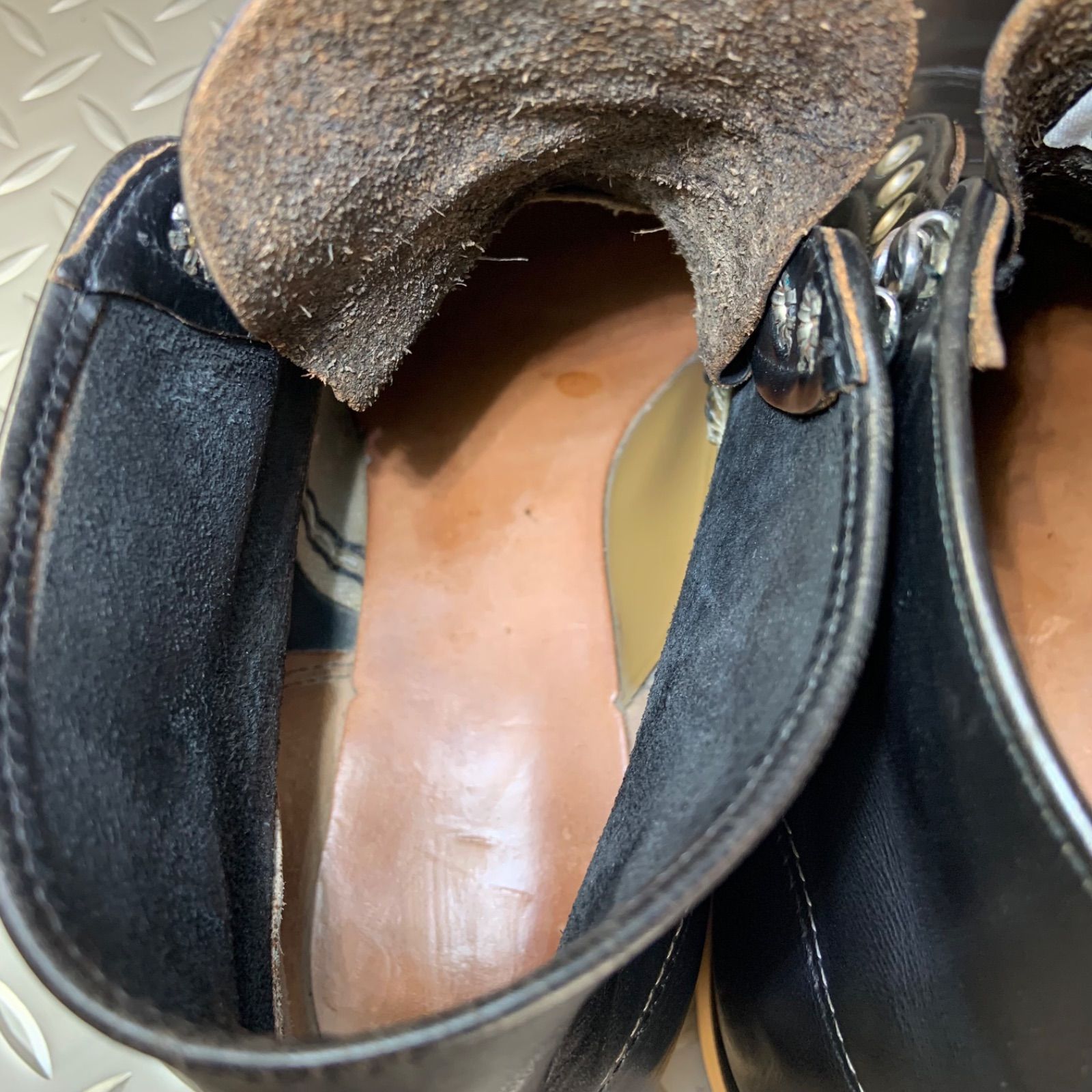 ☆REDWING 8165 ワークブーツ 刺繍羽タグ 1997年製 US7D JP25㎝ レッド