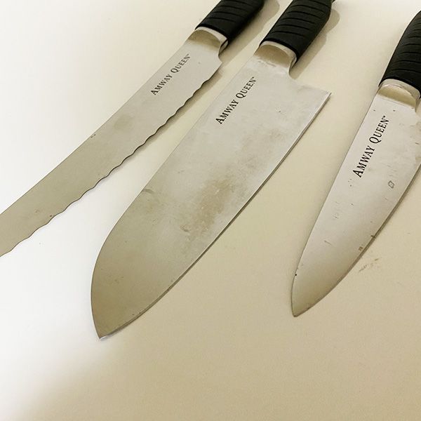 アムウェイ 包丁3本セット AMWAY アムウェイ 包丁 3点 三徳ナイフ