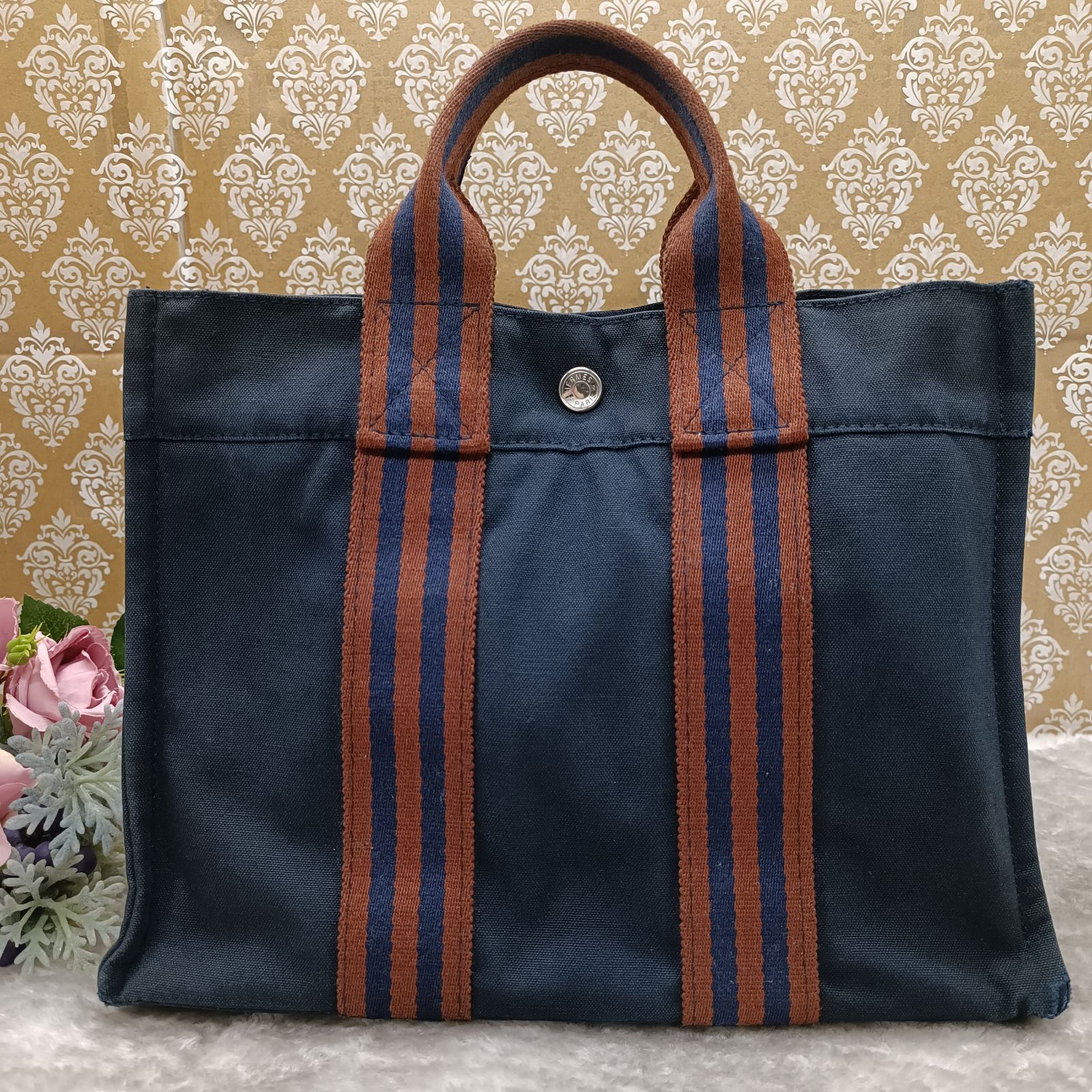 HERMES 》 エルメス フールトゥPM フールトゥ ハンドバッグ トートバッグ 定番 人気 キャンバス 廃番商品 ブラック ブラウン ユニセックス  送料無料・匿名配送・最短即日発送いたします！ 804 - メルカリ