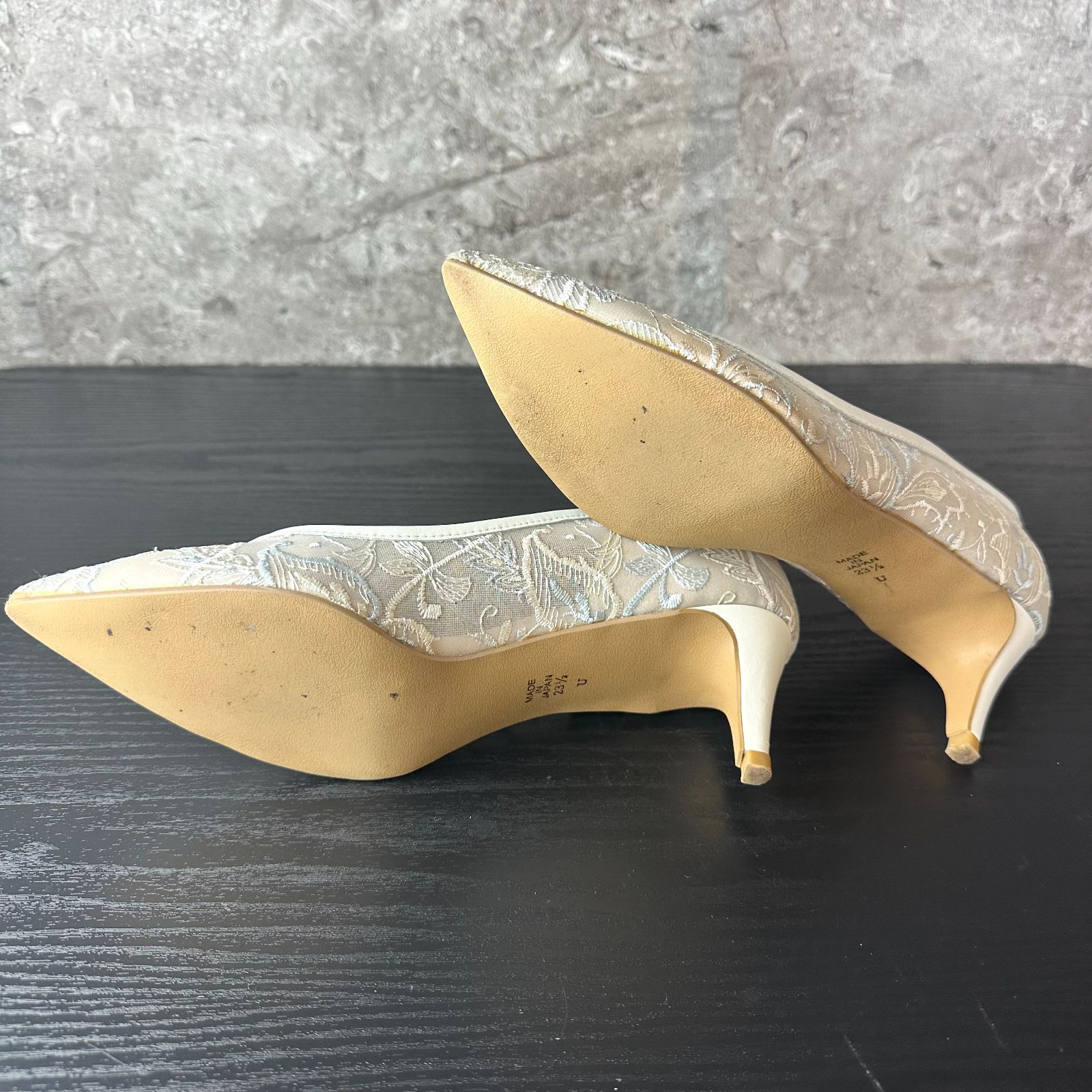 極美品】Cinderella DIANA レースパンプス 23cm