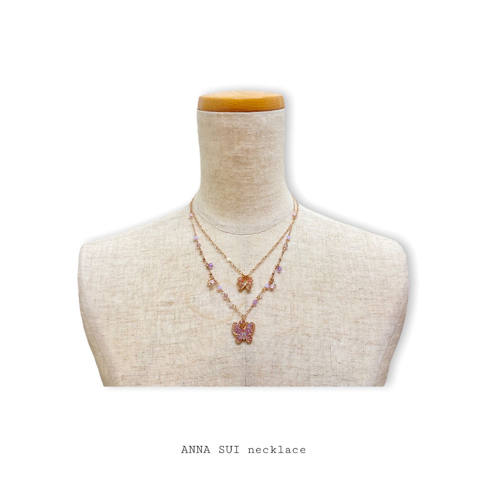 ANNA SUI 2連ネックレス necklace アナスイ