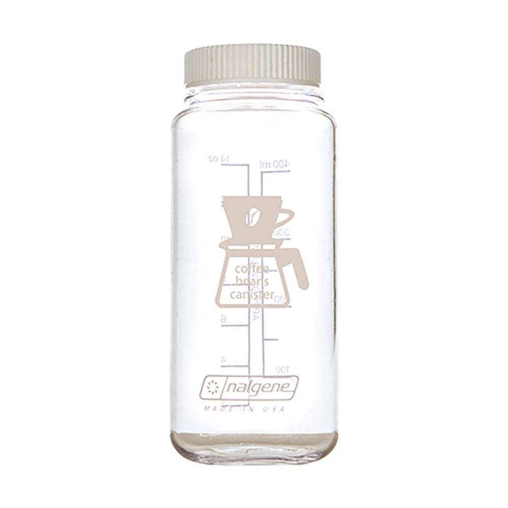 【在庫処分】コーヒービーンズキャニスター 150g（0.5L）クリアWH ナルゲン 91284