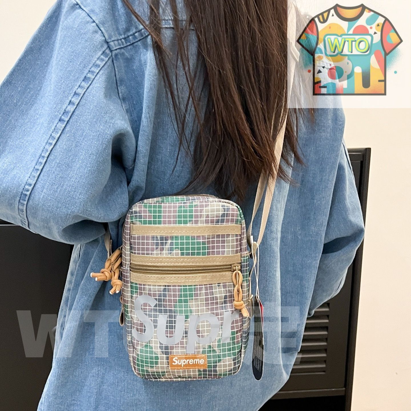 本日特価] シュプリーム ストリートスタイル クロスボディバッグ