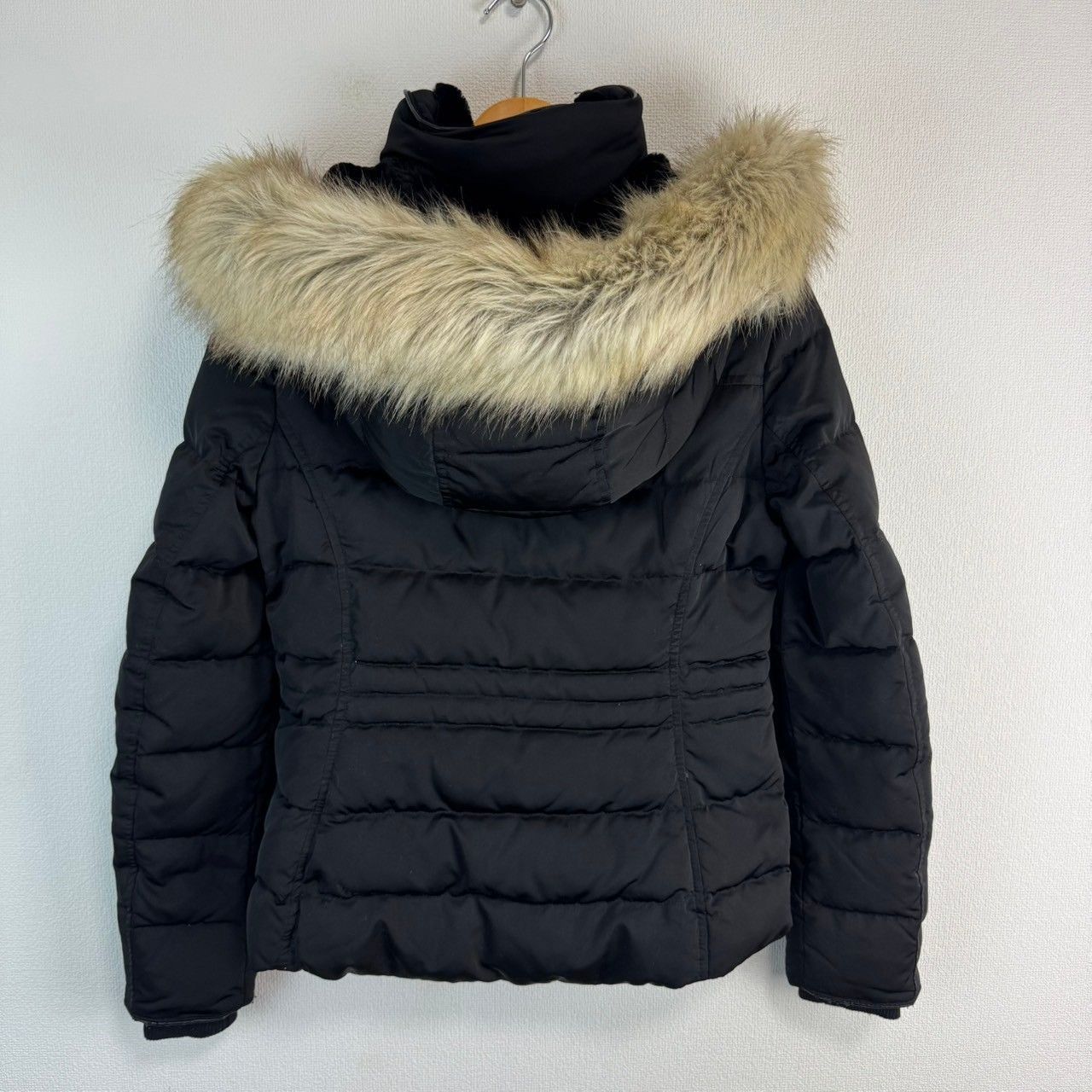 ZARA WOMAN ザラウーマン ブラック ダウンジャケット ファー付きフード