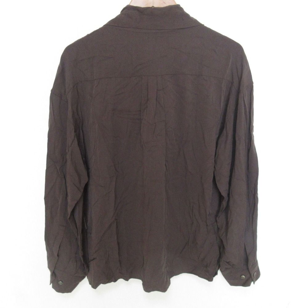美品 24AW GALLARDAGALANTE ガリャルダガランテ キュプラ ボウタイ 長袖 シャツ ブラウス F ブラウン レディース 古着 中古 美品 24AW GALLARDAGALANTE ガリャルダガランテ キュプラ