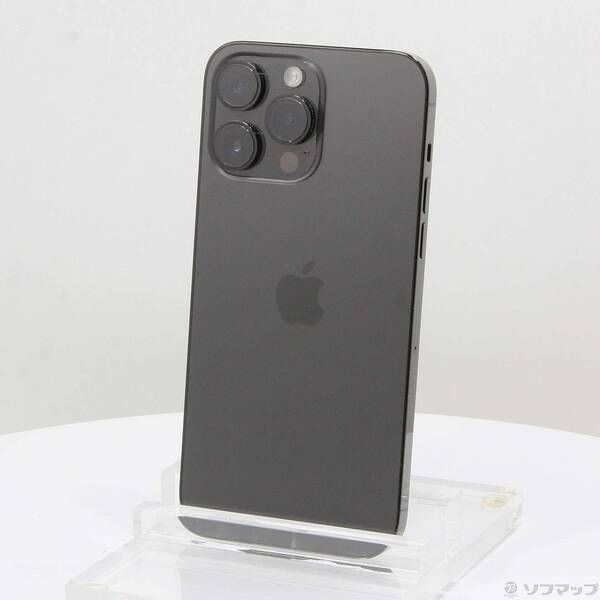 〔中古品〕iPhone14 Pro Max 256GB スペースブラック MQ9A3J／A SIMフリー【258】