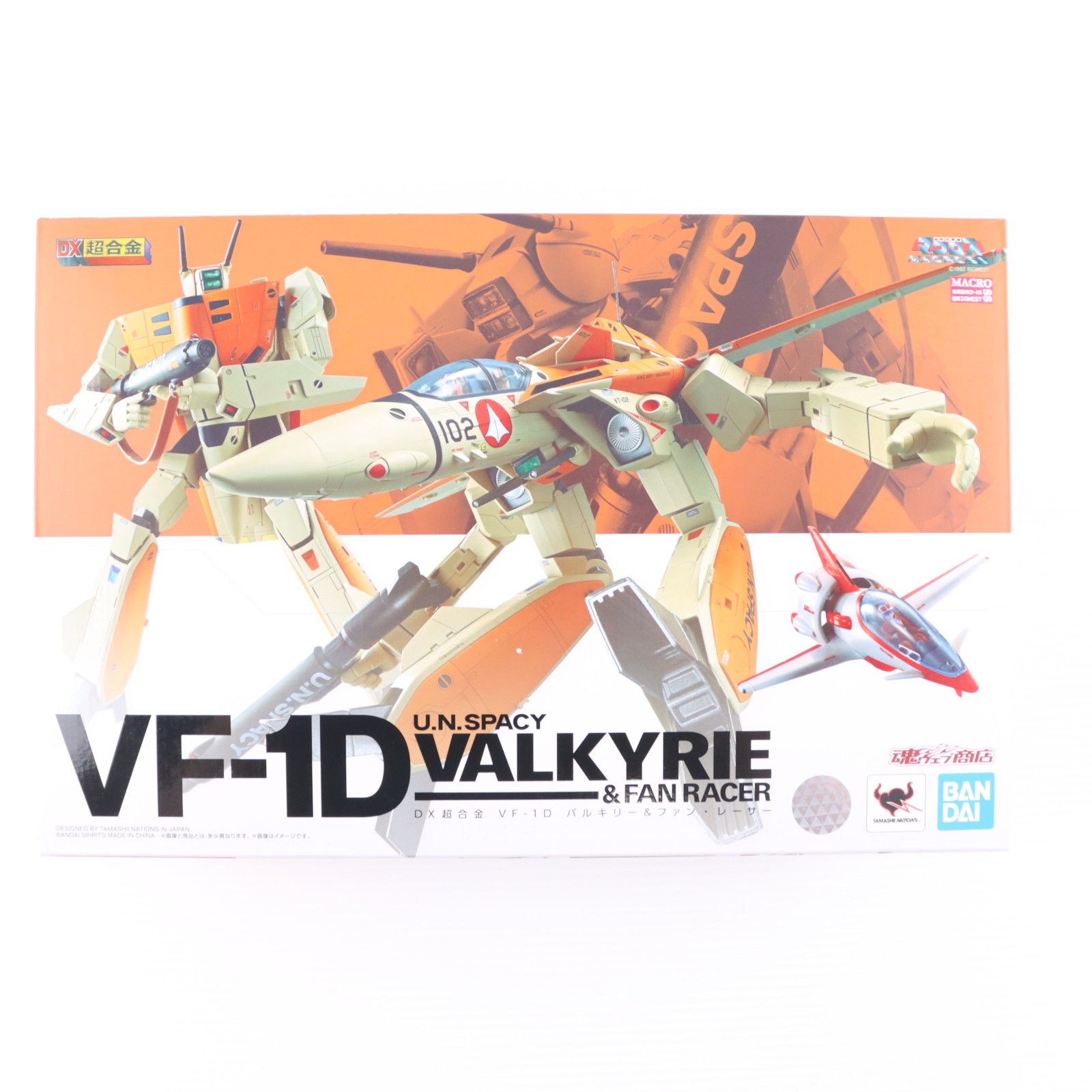 魂ウェブ商店 DX超合金 VF-1D バルキリー-ファン レーサー 超時空要塞マクロス 完成トイ バンダイスピリッツ
