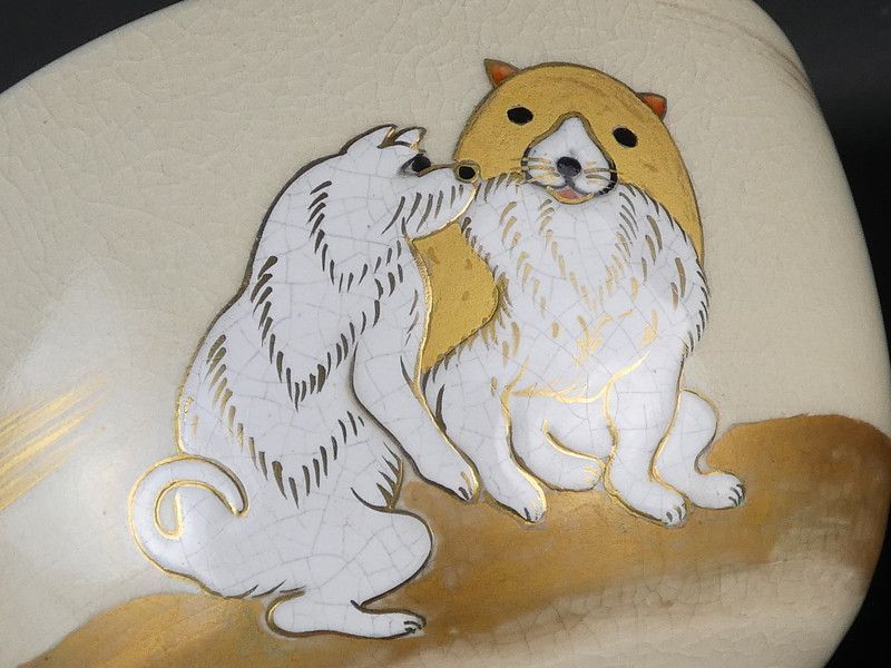 仔犬 抹茶碗