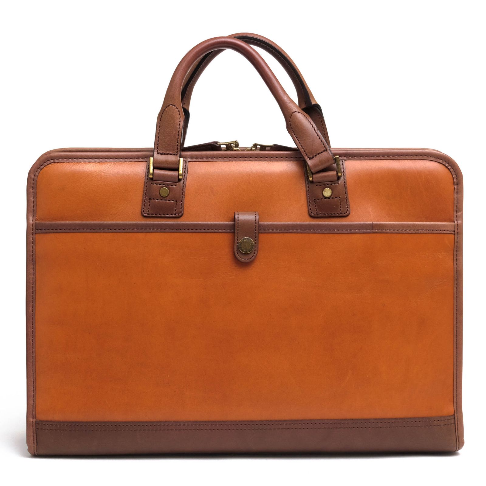 マスターピース ブラウンレザー ビジネスバッグ（マスターピース  