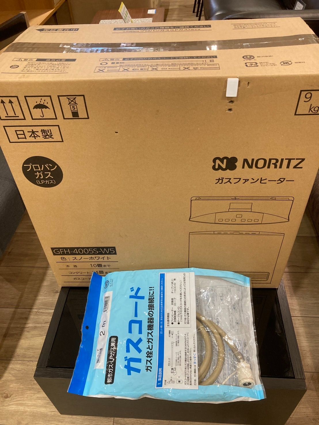 値下げ【新品未開封品】NORITZ ノーリツ LPガスファンヒーター GFH 