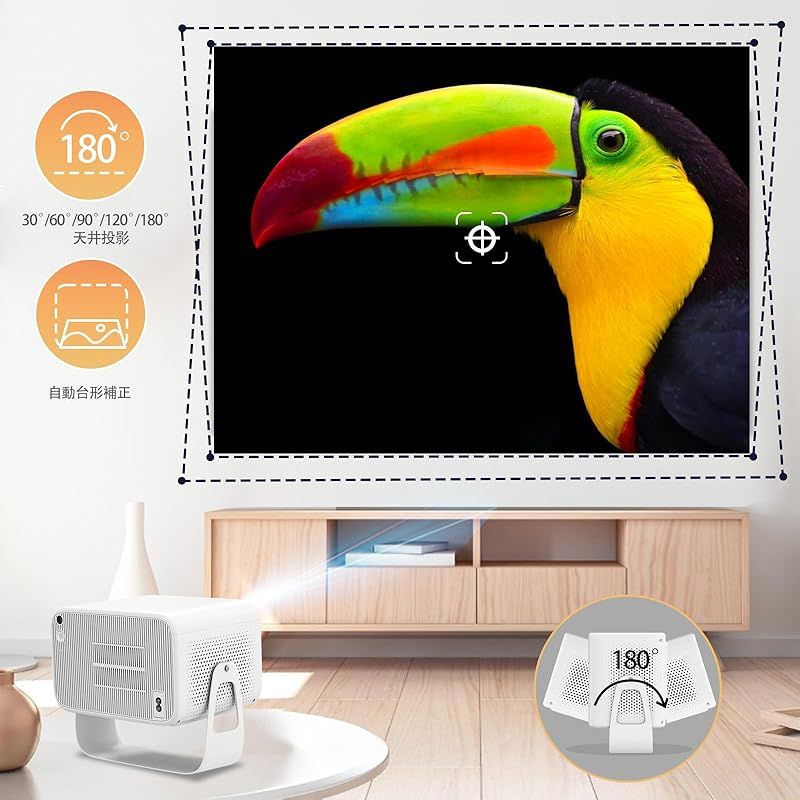 電動フォーカス＆台形補正