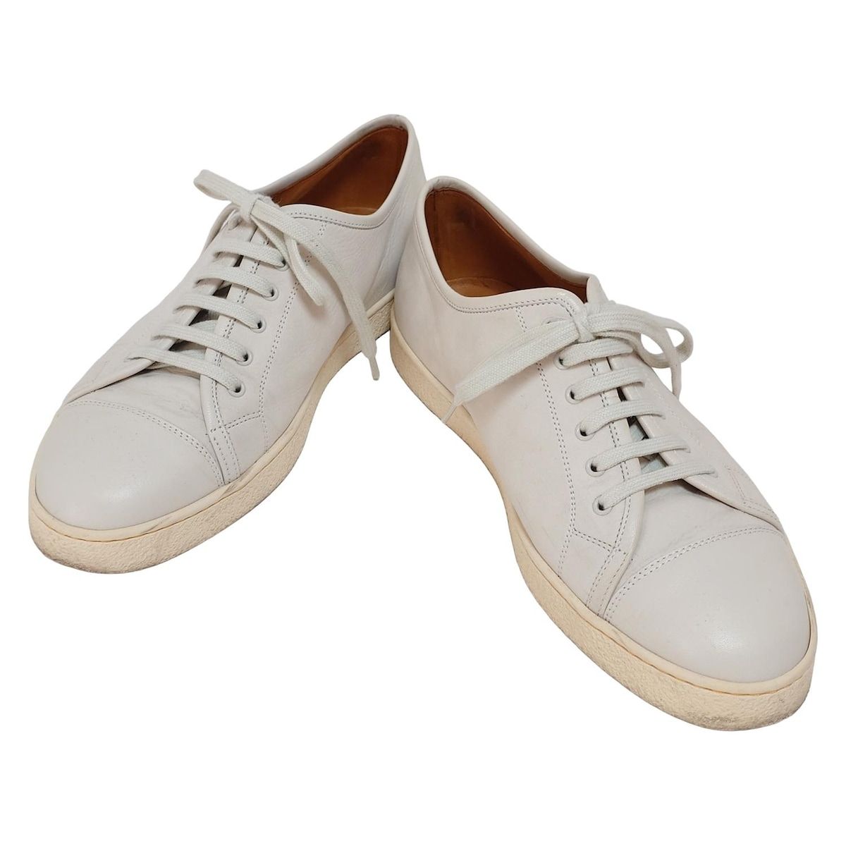 JOHNLOBB(ジョンロブ) スニーカー 6 メンズ - アイボリー×ネイビー  