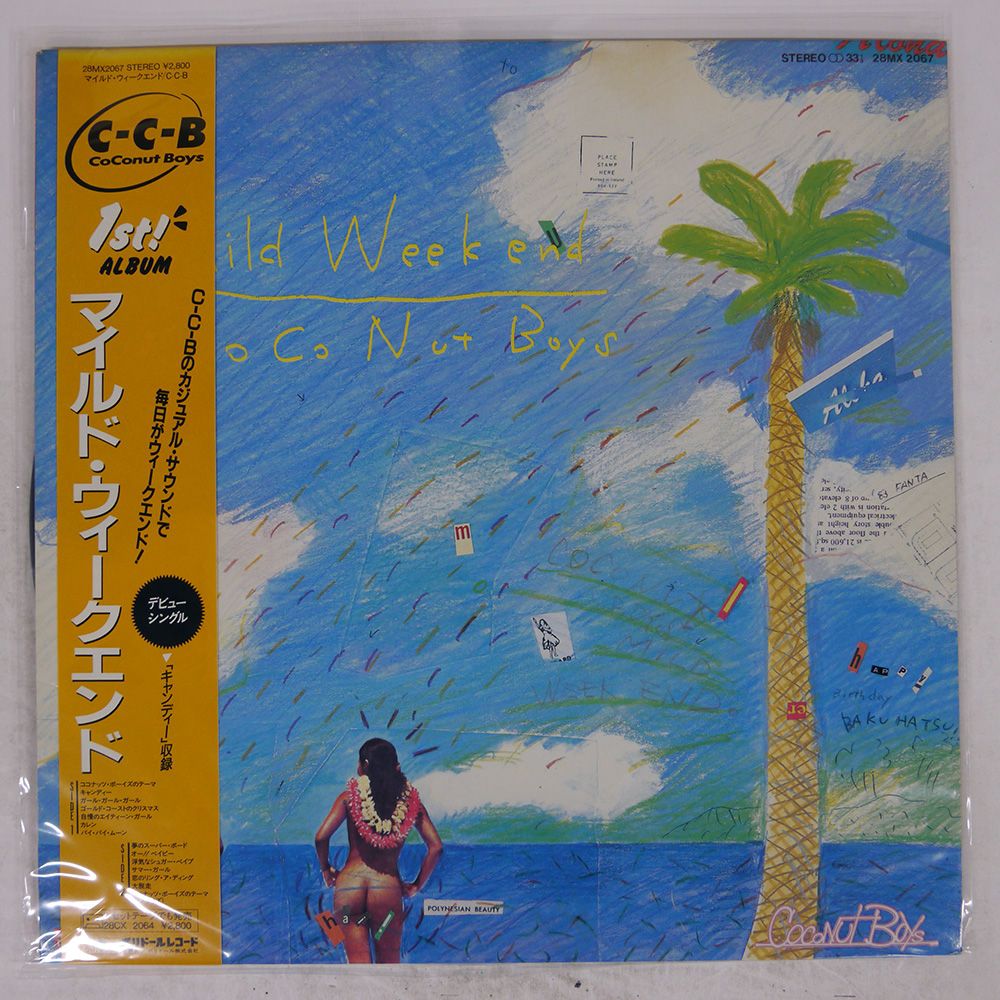 帯付き 国内盤 ココナッツボーイズ/マイルドウィークエンド