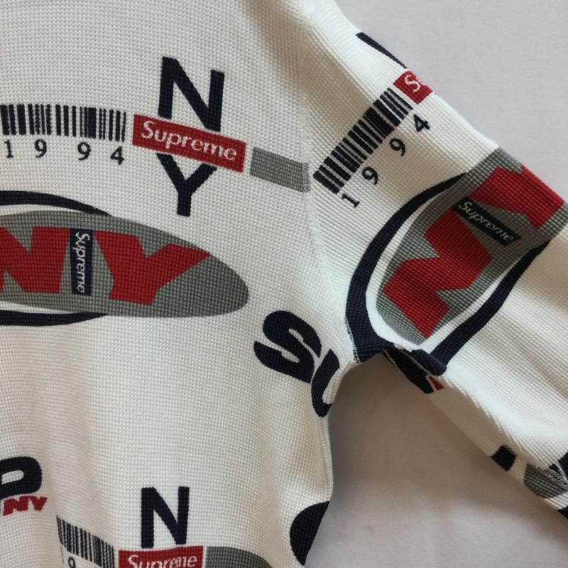 Supreme シュプリーム Tシャツ 長袖 18AW NY Waffle Thermal NYロゴ 