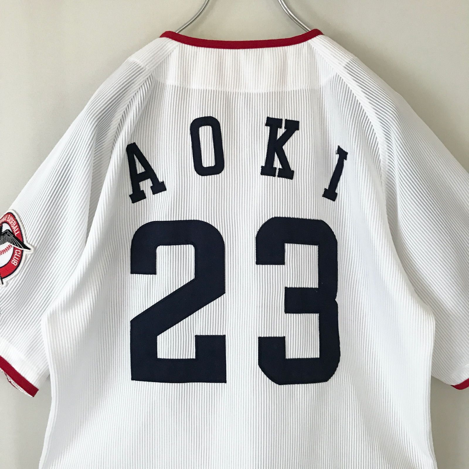 【当時物】ヤクルト　スワローズ　古田　ビームス　ホーム　ユニフォーム　フリー 当時物】ヤクルト スワローズ 古田 ビームス ホーム ユニフォーム