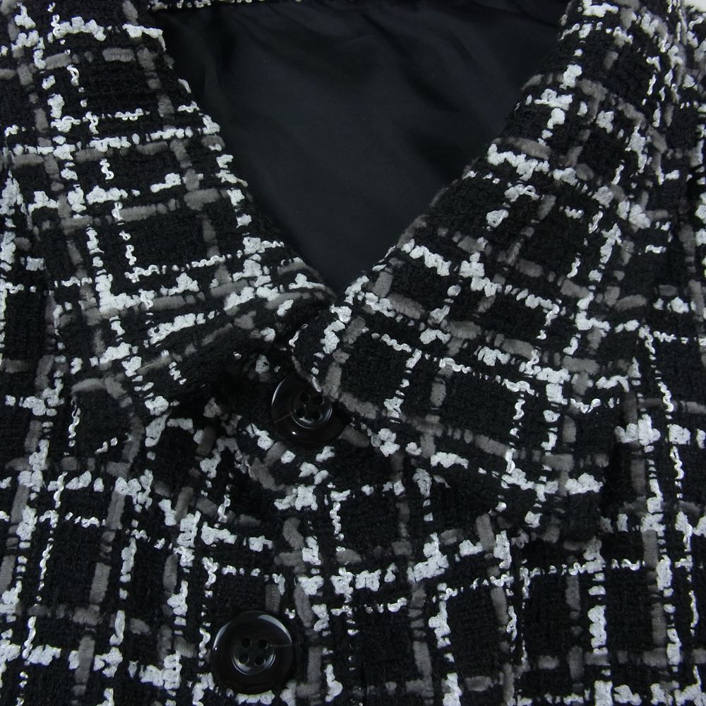 MLVINCE XL 黒白チェックジャケット hunting-check-jacket-black7.jpg