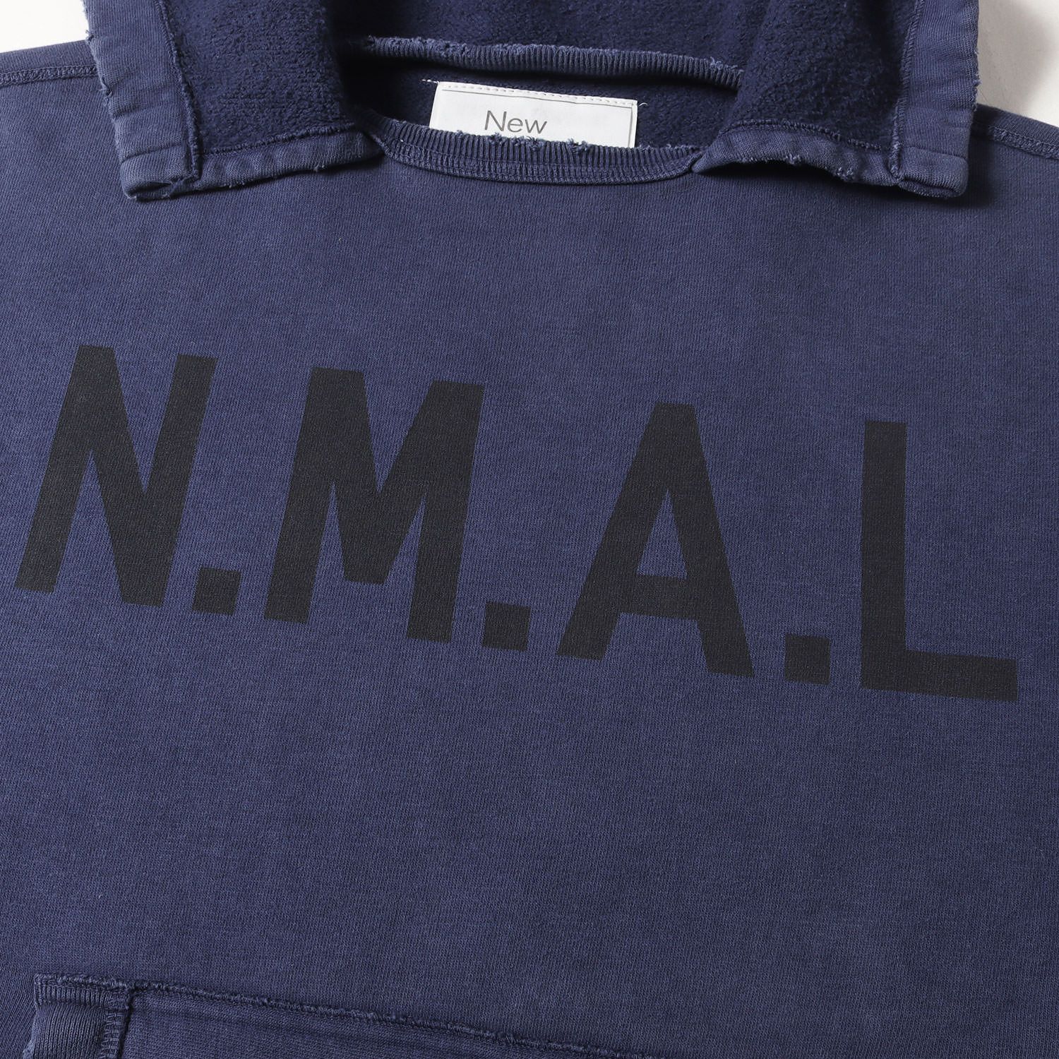 美品】New Manual ニューマニュアル パーカー ネイビー サイズ:FREE