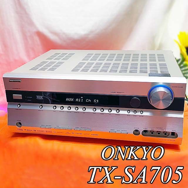 ☆7.1ch対応アンプ☆PC、ゲーム、AV機器対応☆ONKYO TX-SA705 - メルカリ 