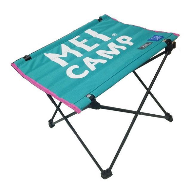 「持ち運び便利な軽量テーブル」ホールアース(WHOLE EARTH) MEI×WHOLE EARTH コンパクト 収納テーブル ロール式天板 220017-PAT エメラルドグリーン(431249883)