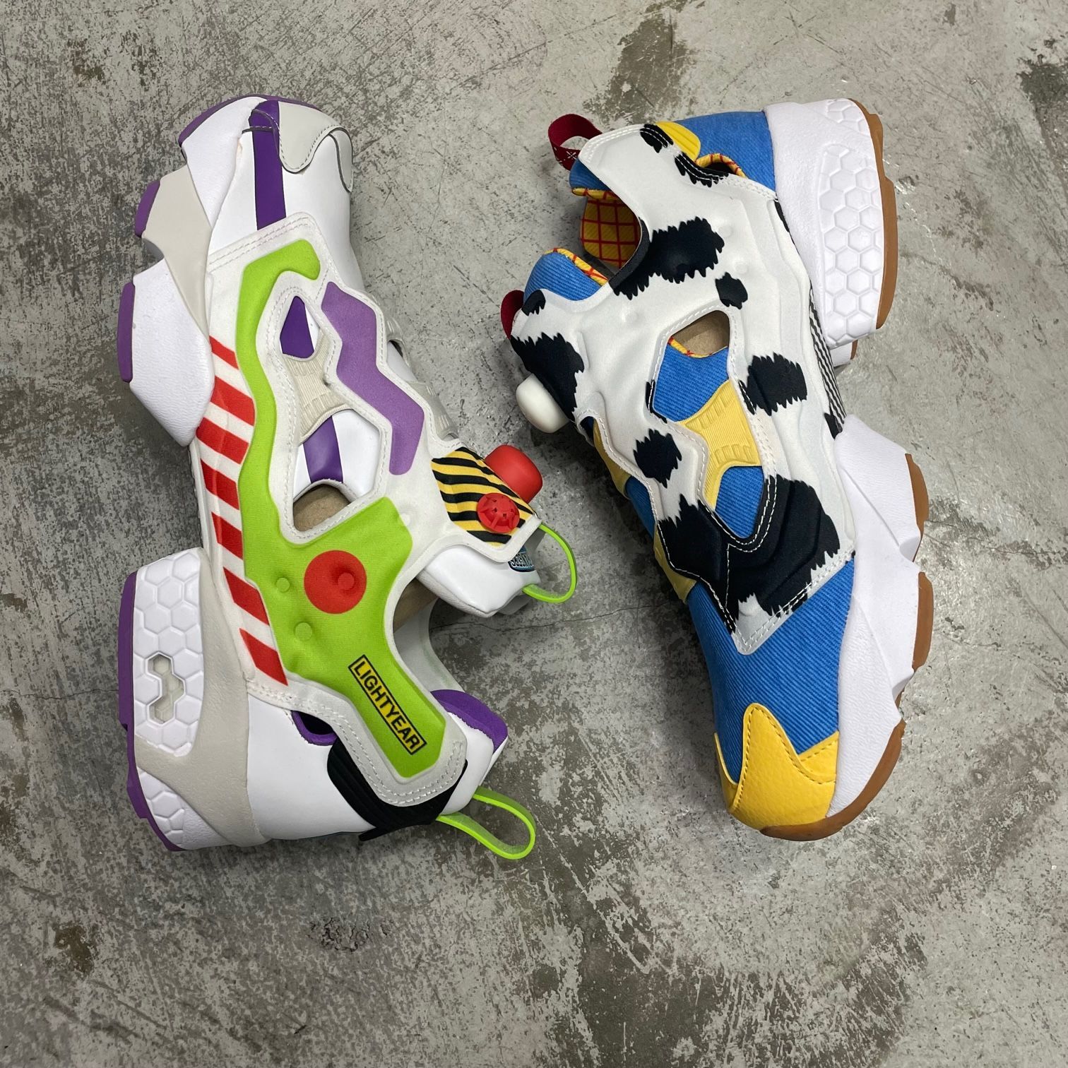 未使用品 Reebok BAIT TOY STORY INSTAPUMP FURY OG BUZZ and WOODY  