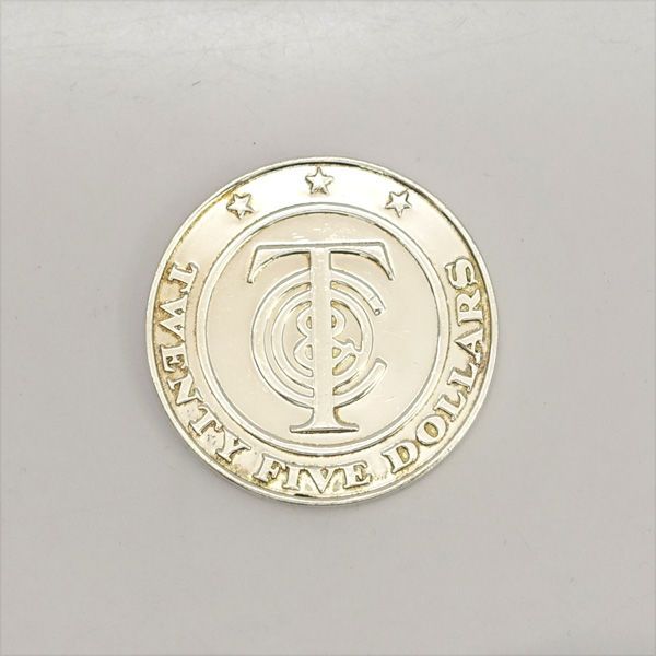 TIFFANY-Co. | ティファニー ◆25ドル銀貨 ロゴ コイン 925 ブランド