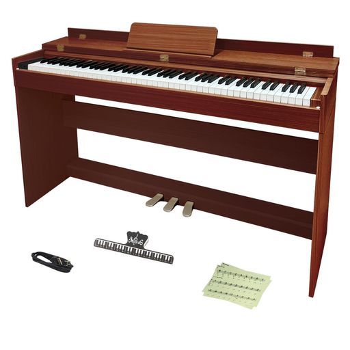 ミニチュア グランドピアノとハープのステージ ドールハウス