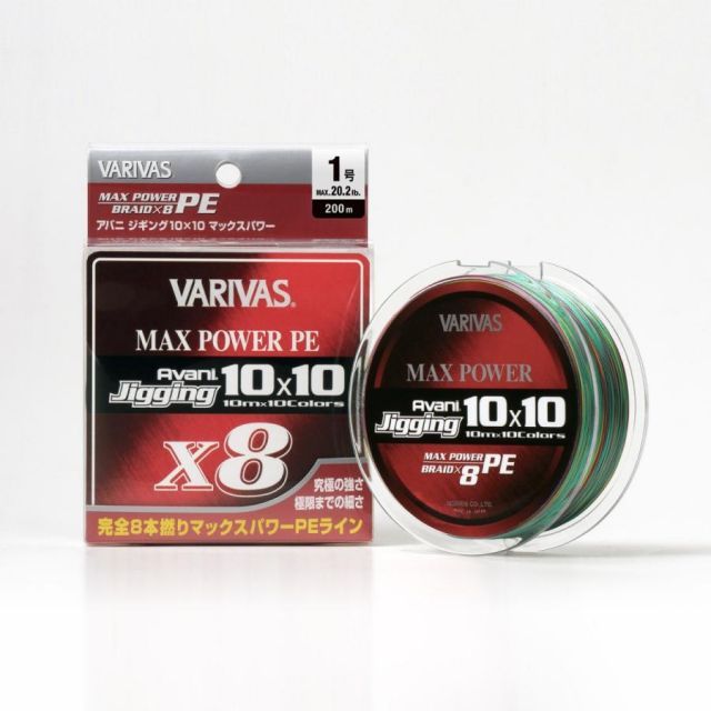 VARIVAS アバニ ジギング10×10 マックスパワー PE X8 300m 3号 【公式