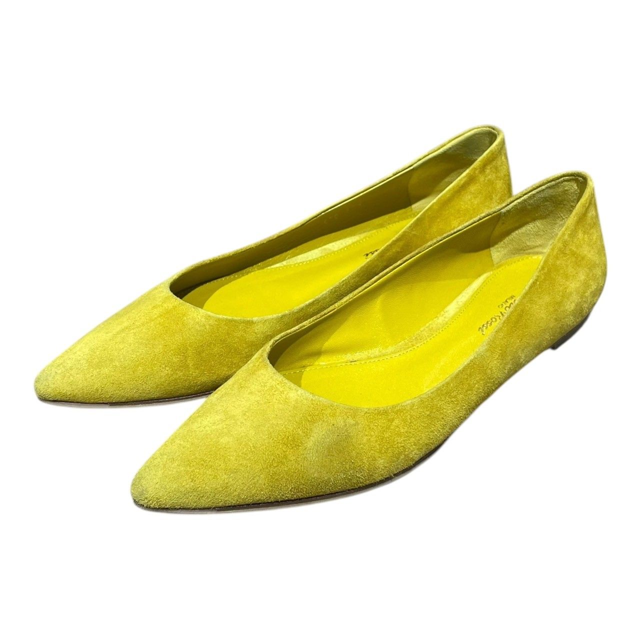 Gianvito Rossi (ジャンビトロッシ) ★★ ① GO2420.05CUO.CAMMOU スウェードパンプス レディース イエロー 37 1/2