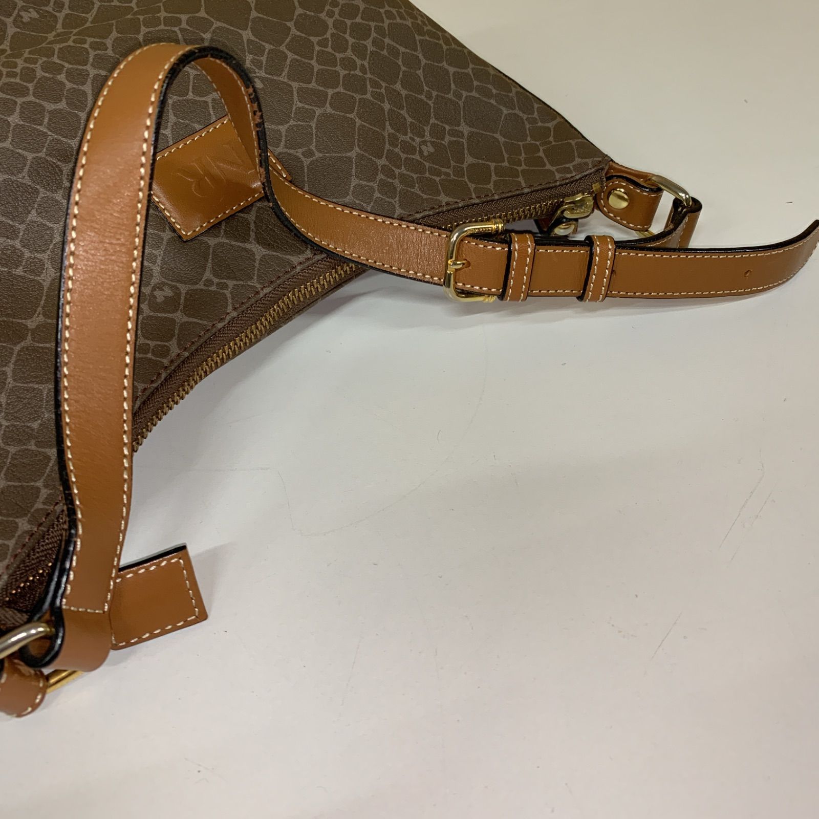 72 ヴィンテージ NINA RICCI ニナリッチ レザー PVC ワンショルダー