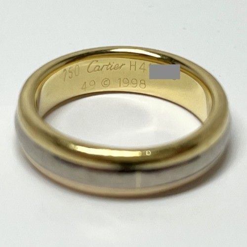 値下げ！CARTIER カルティエ スリーカラー ウエディング リング 750YG 