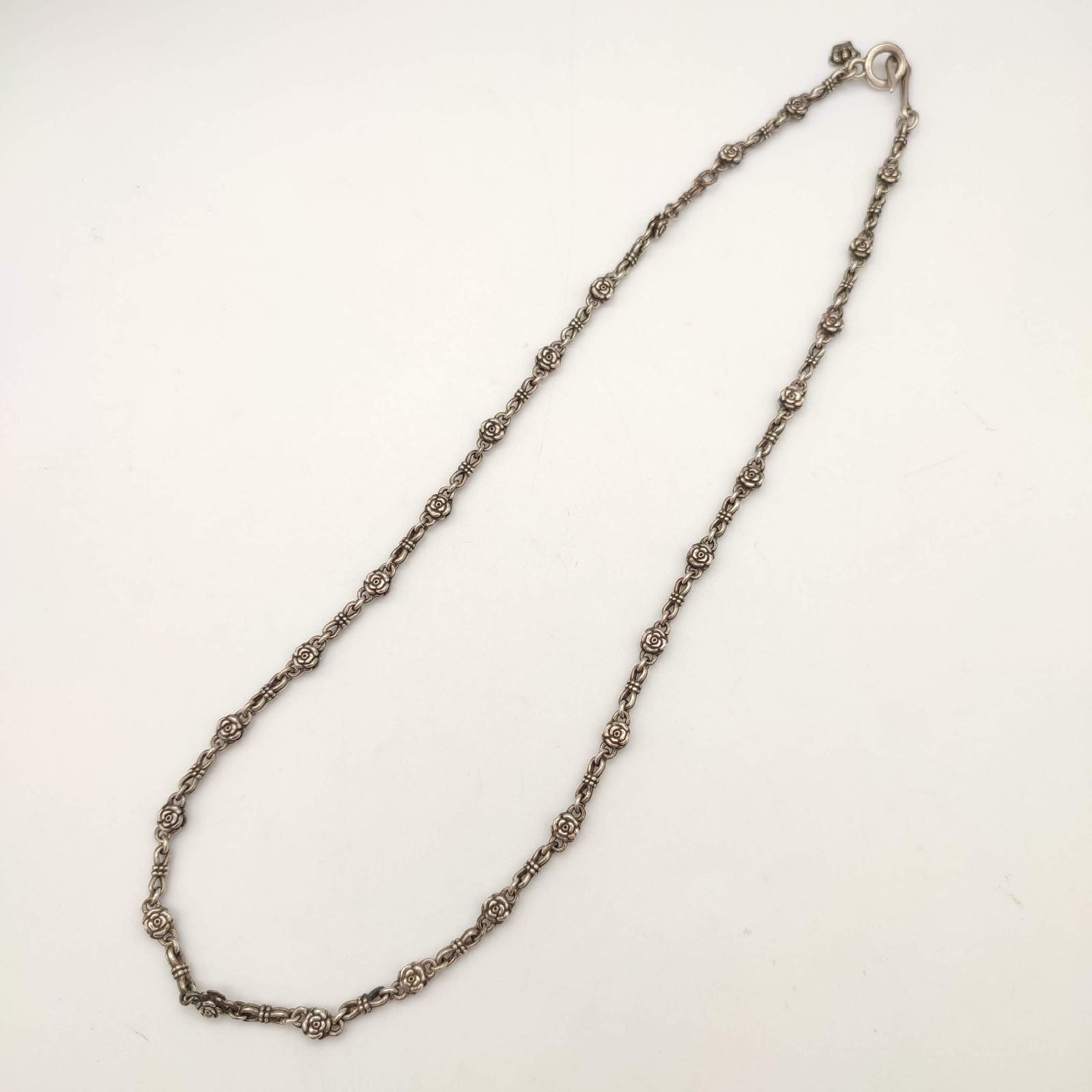 美品】ジャスティンデイビス JD BOHEMIAN チェーンネックレス ローズ 