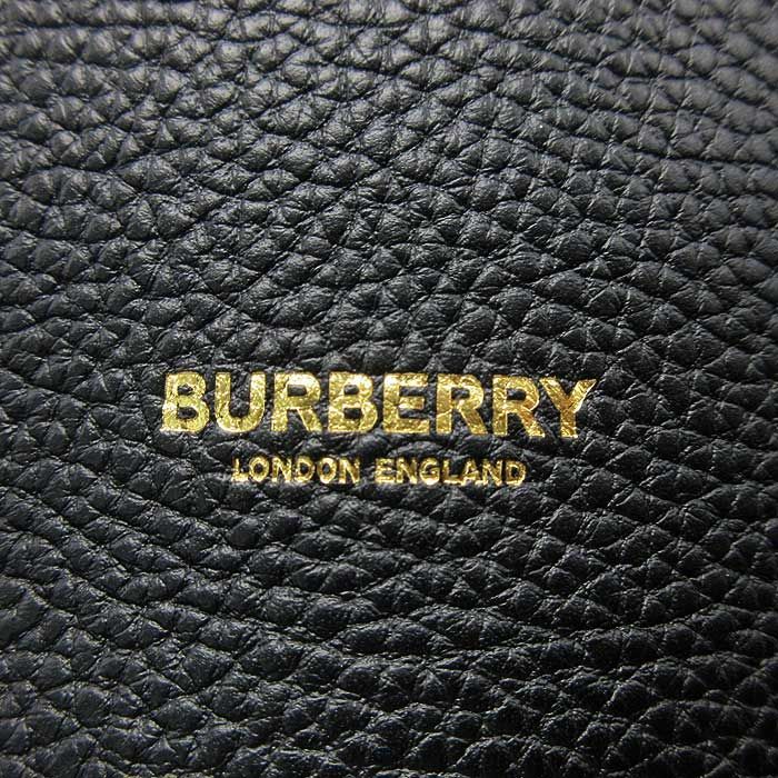 【極美品】BURBERRY バーバリーレザー　ショルダーバッグ　斜め掛け　黒 極美品✨】Burberry バーバリーショルダーバッグ レザー