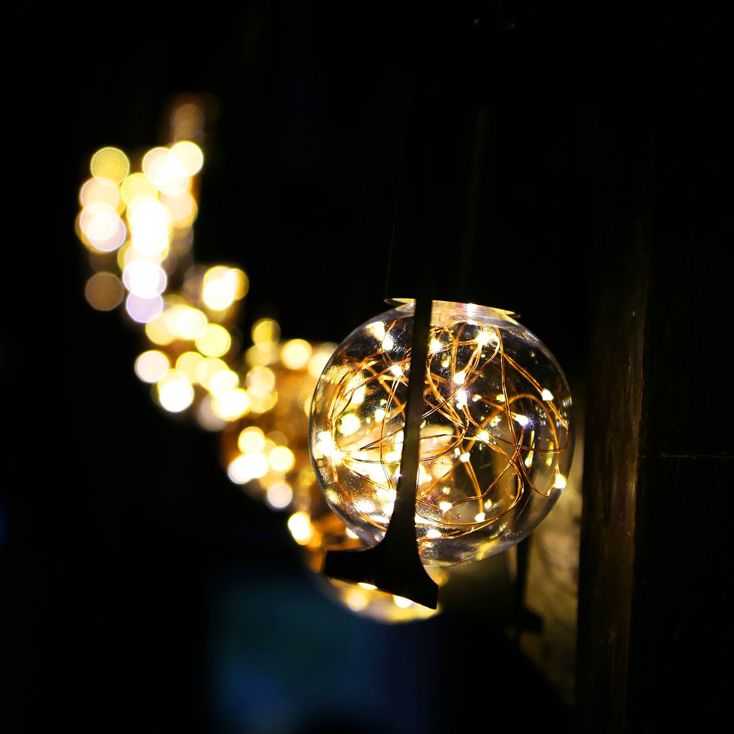 ビアガーデン テラスハウス 夏夜空 LED フィラメントST64 電球 E26 4個