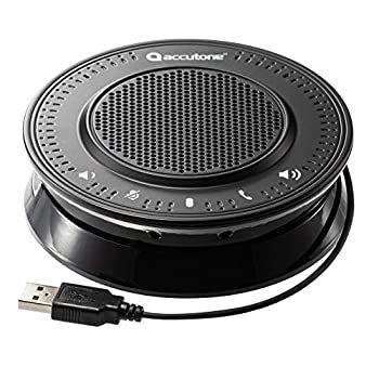 【中古】（非常に良い）サンワダイレクト スピーカーフォン WEB会議 Skype対応 360°集音 USB1本で接続 エコーキャンセル機能・高音質スピーカー搭載 コンパクト 収納袋