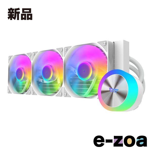 darkFlash ダークフラッシュ 水冷CPUクーラー DG360 WHITE DG360ARGB-WHITE 2655869