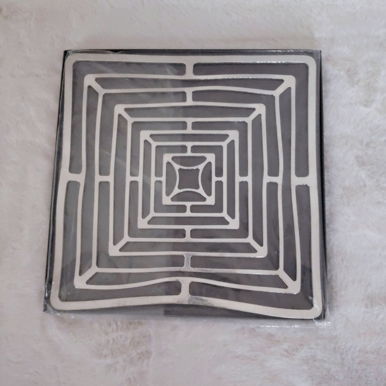 能作 かご 小物入れ KAGO スクエア L NOUSAKU 錫 新品未使用 Lサイズ