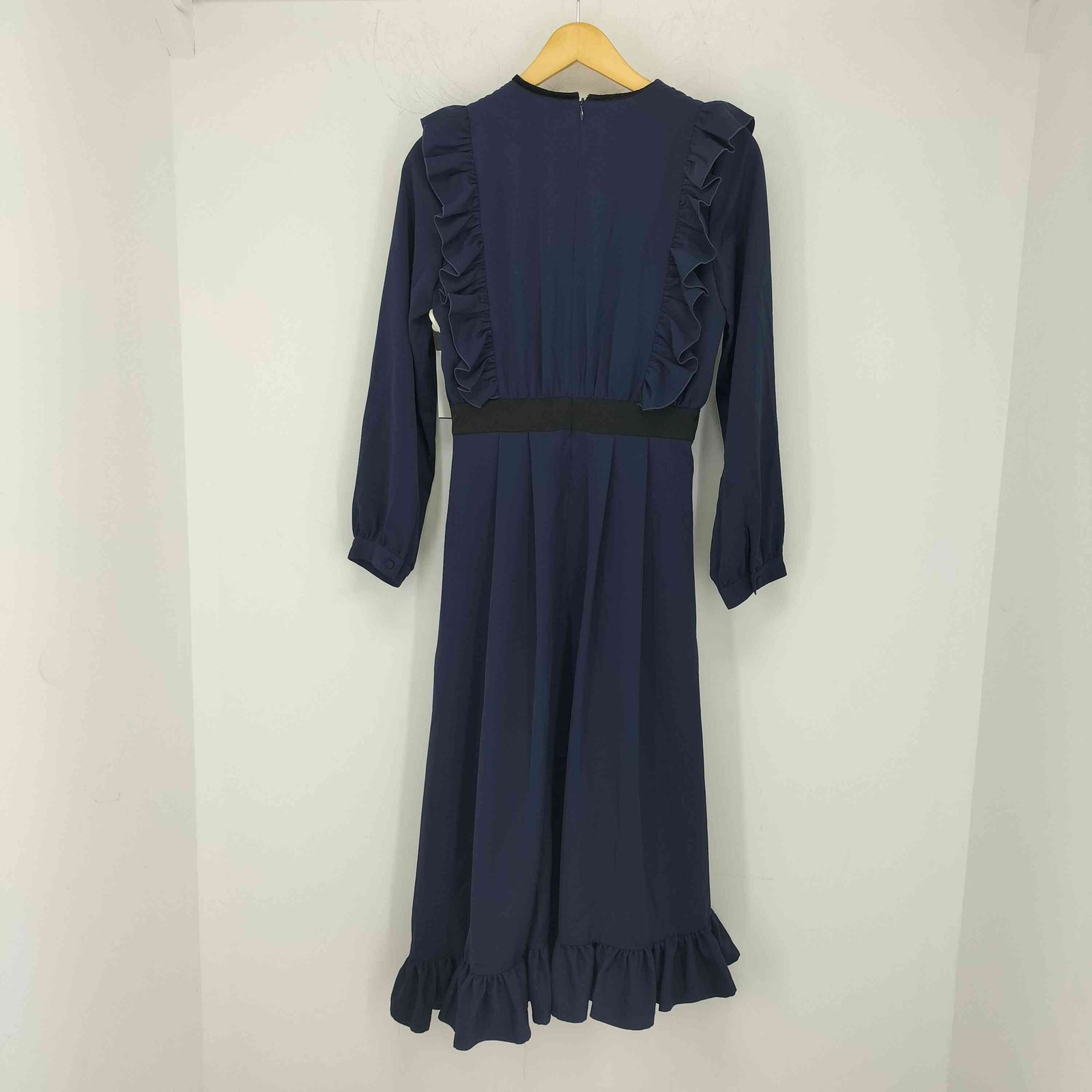【美品】Emiria wiz エミリアウィズ フリルラッフルロングワンピース エミリアウィズ EMIRIA WIZ フリルラッフルロングワンピース