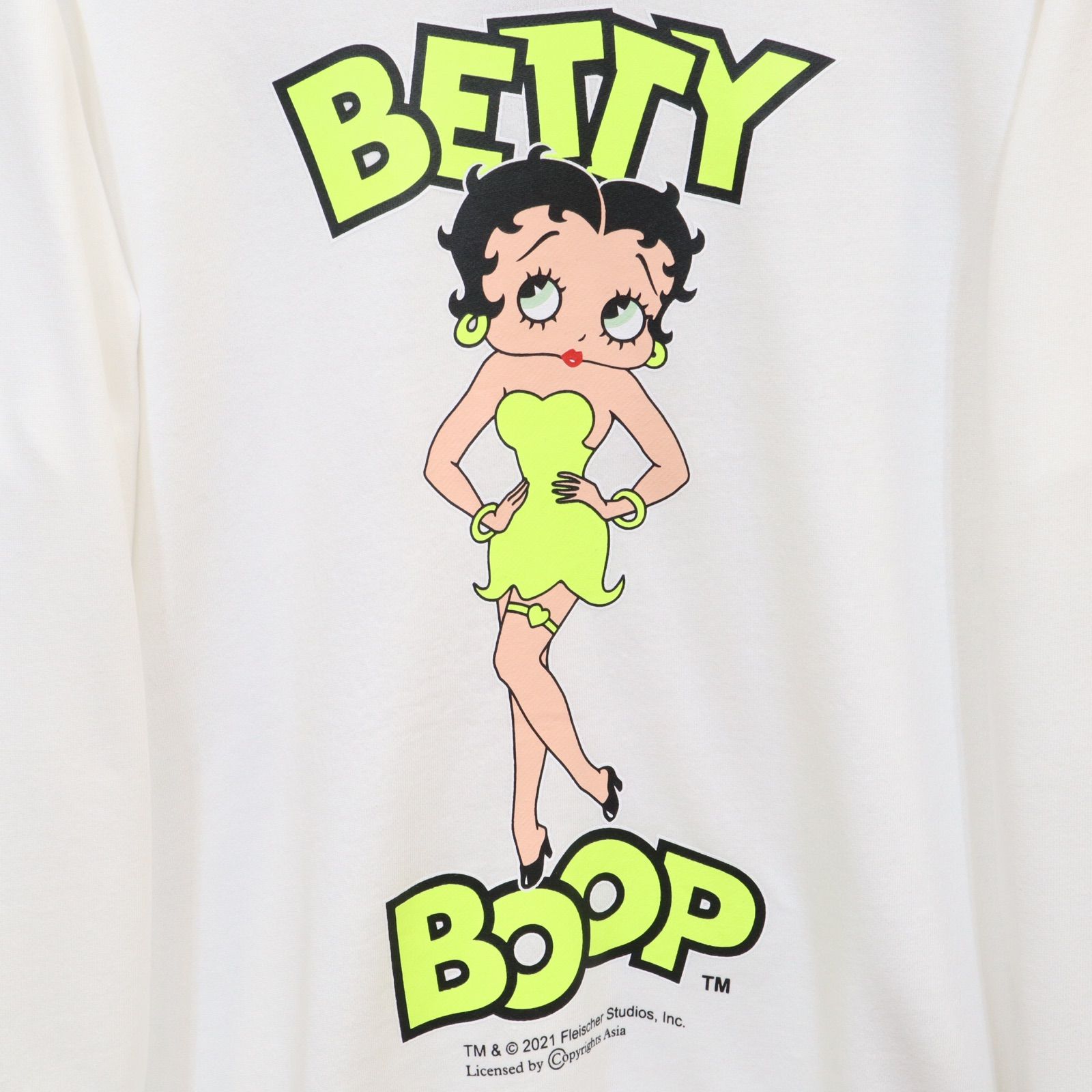 新品 メンズ ベティ・ブープ BETTY BOOP 長袖 スウェット トレーナー