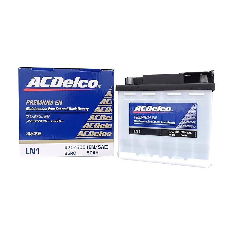 ACDelco エーシーデルコ 輸入車バッテリー Premium EN LN1 黒