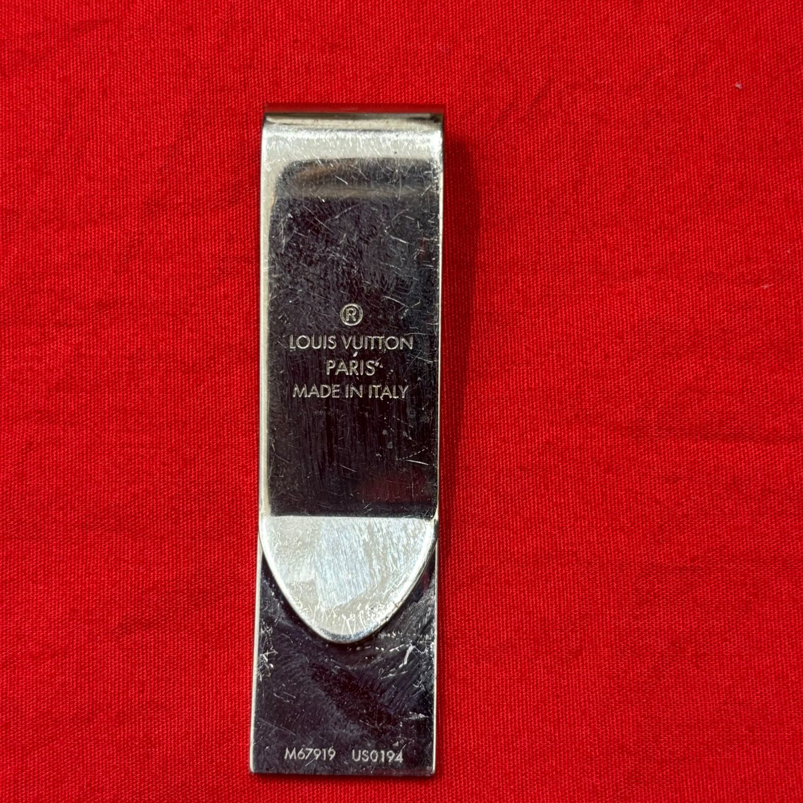 ルイ・ヴィトン　ダミエ　ビルクリップ　　マネークリップ LOUIS VUITTON 新品同様 ルイヴィトン LOUISVUITTON ビル