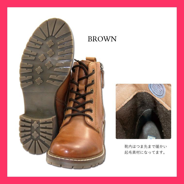 KLONDIKE】【本革】 ダブルファスナー 6ホールレースアップブーツ 28