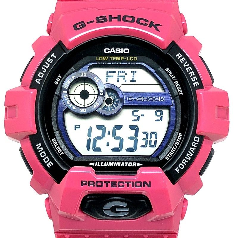G-SHOCK ジーショック GLS-8900-4 G-LIDE ビッグケース 光沢 ピンク ウィンターバージョン 耐低温仕様 2013年11月発売
