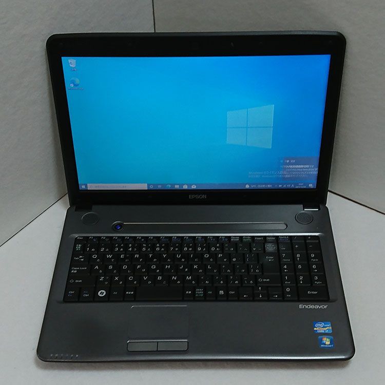 EPSON Endeavor NJ5500E（Intel Core i7, 1920x1080）不具合有り