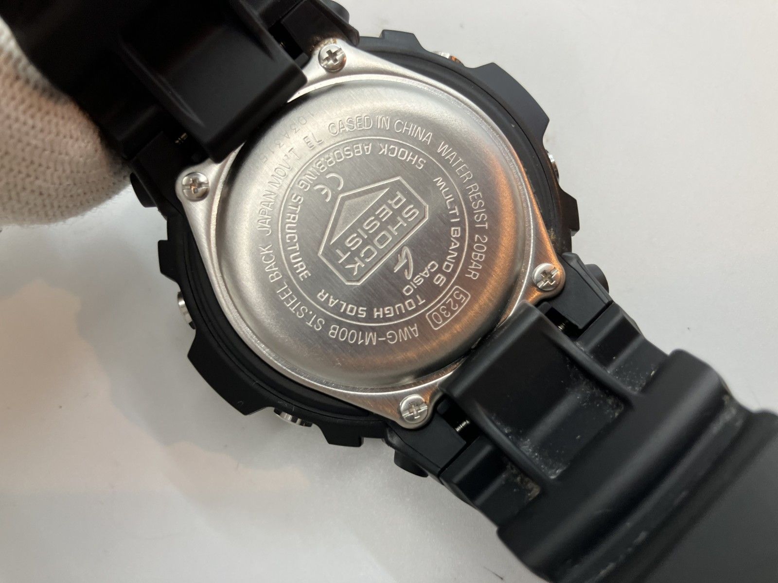 CASIO G-SHOCK AWG-M100B マルチバンド6 タフソーラー 電波ソーラー 